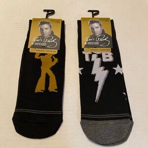 Perris Socks. Elvis Presley NWT. Designed in Canada. Men’s. One Size. Low Cut.🐠